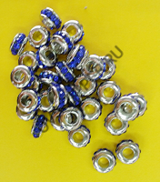 Бусы `Шармы `пластик H-1063(Синий2) | ОВС Швейная фурнитура