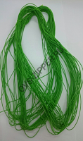 Шнур-резинка шляпная 1мм (зеленая)