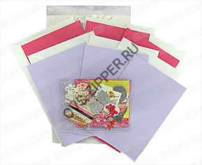 Скрапбукинг набор для открыток 6 SKC-004 | ОВС Швейная фурнитура