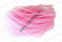 Шнур-сетка органза 8мм (розовая)