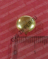 Шипы металл круг 11х11 мм (золото)