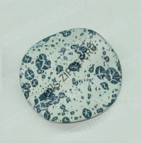 Бусина BB0145-61 Синий гранит | ОВС Швейная фурнитура