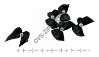 Аппликации пришивные арт. 1-3 (черные) | ОВС Швейная фурнитура