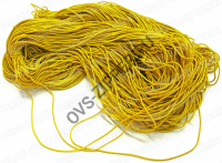 Шнур-резинка шляпная  1,5мм (желтая) | ОВС Швейная фурнитура