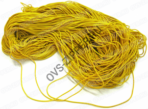 Шнур-резинка шляпная  1,5мм (желтая) | ОВС Швейная фурнитура