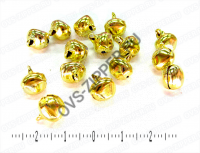 Бубенчики золото (10 мм) | ОВС Швейная фурнитура