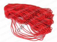 Шнур-резинка шляпная 1,5мм (красная)