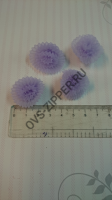 Аппликации пришивные арт.1-90(нежно-фиолетовые) | ОВС Швейная фурнитура