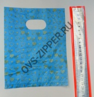 Пакет упаковочный(подарочный) маленький(голубой) | ОВС Швейная фурнитура