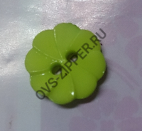 Пуговицы детские `цветочек`(Зеленые) | ОВС Швейная фурнитура