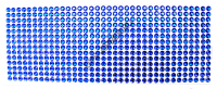 Стразы на листах 10х27 (синие) | ОВС Швейная фурнитура